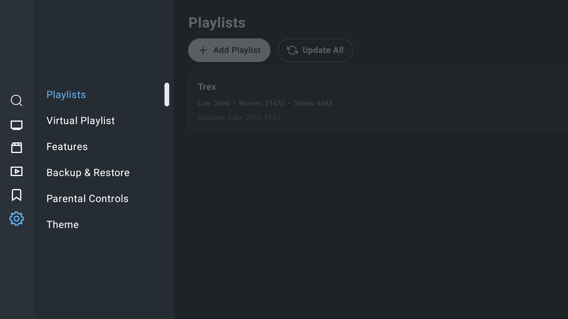 TubPlayer Playlist Management
